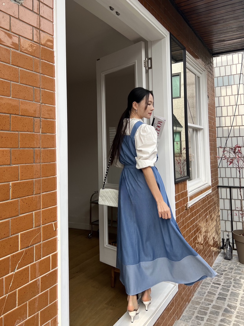 BOLD韓國代購女士新品職業人氣推薦真品25春夏休閑時尚連衣裙BOLD連衣裙