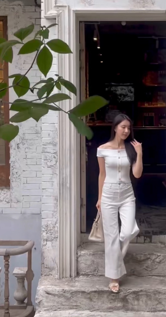 RIAH韓國代購女裝新品真品人氣時尚推薦休閑25春夏休閑褲打折RIAH休閑褲
