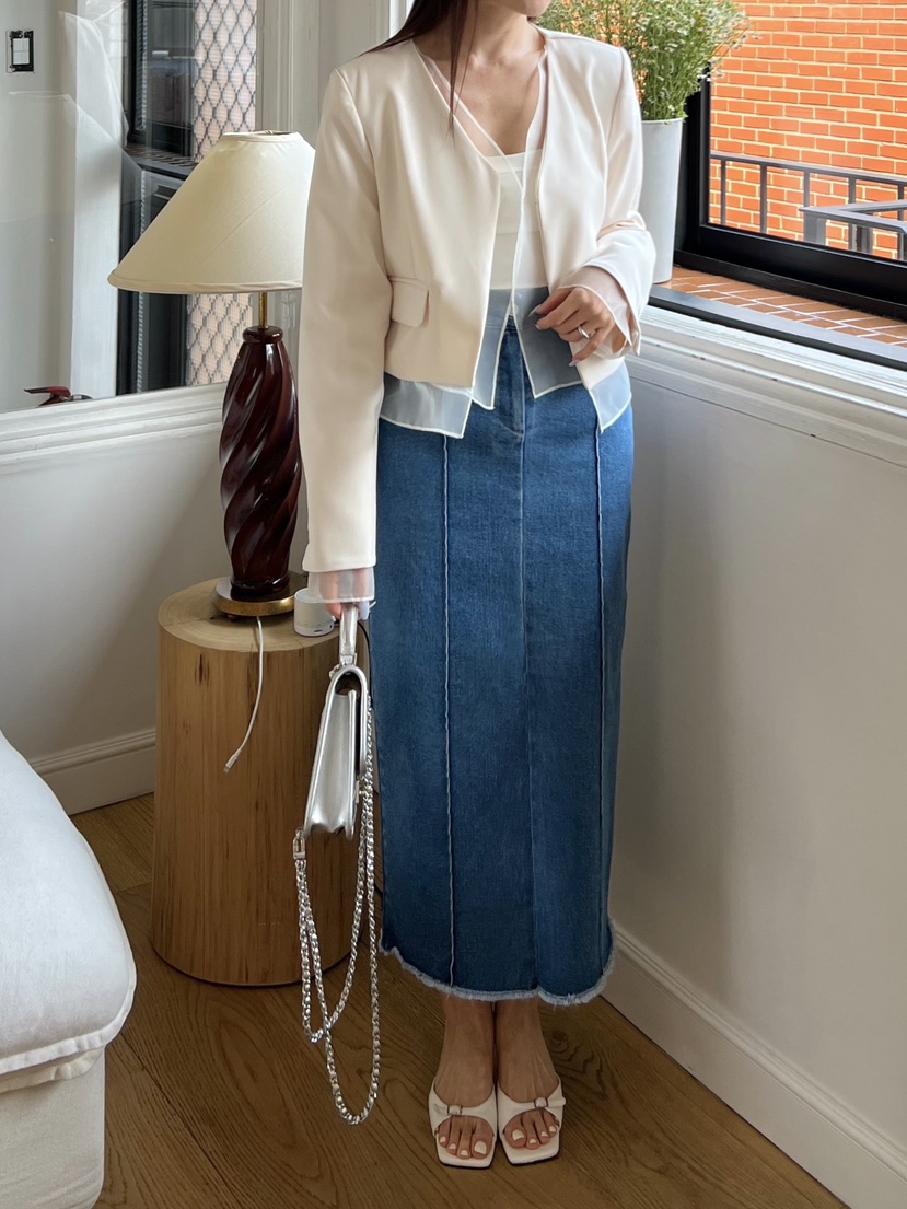 BOLD東大門代購女裝新品真品推薦人氣休閑25春夏時尚熱賣長裙BOLD長裙