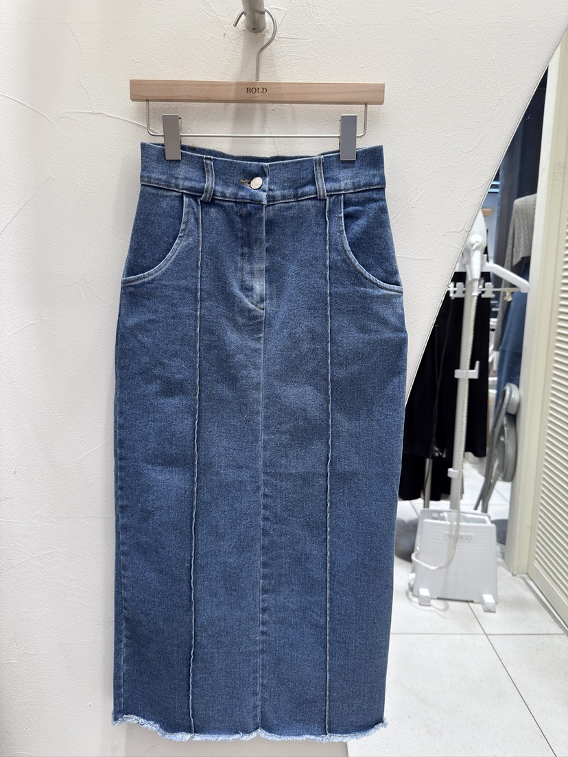 BOLD東大門代購女裝新品真品推薦人氣休閑25春夏時尚熱賣長裙BOLD長裙