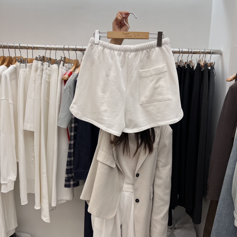 DRESS ROOM韓國代購女士新款職業熱賣人氣真品休閑25春夏短褲DRESS ROOM短褲