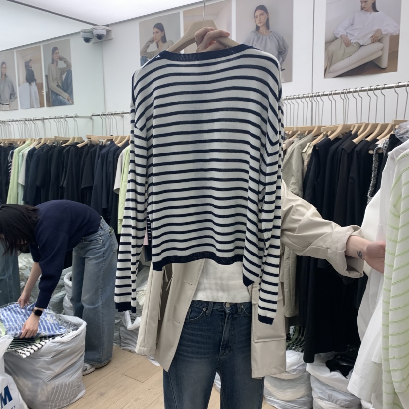 MOI-A東大門代購女裝新品職業熱賣人氣25春夏推薦真品針織衫MOI-A針織衫