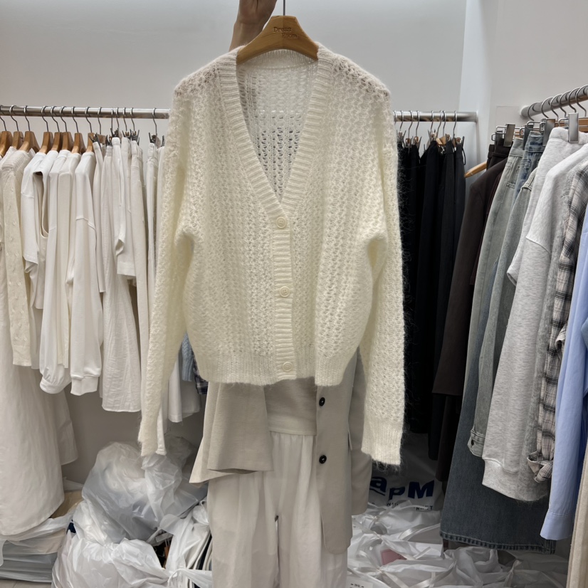 DRESS ROOM東大門實拍女士新款推薦休閑人氣25春夏針織衫開衫DRESS ROOM針織衫