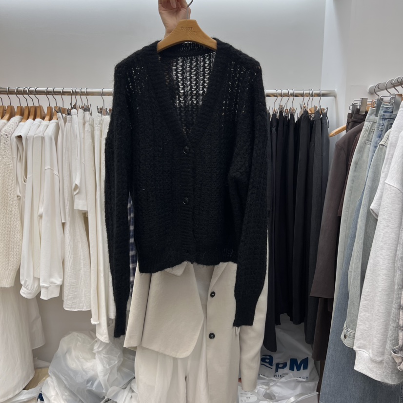 DRESS ROOM東大門實拍女士新款推薦休閑人氣25春夏針織衫開衫DRESS ROOM針織衫圖色3