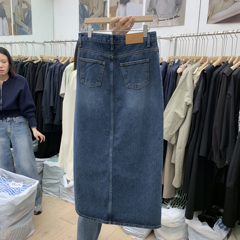 MOI-A東大門代購女士新款25春夏熱賣真品時尚半身裙中短裙MOI-A半身裙/中短裙
