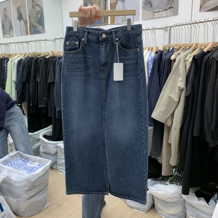 MOI-A東大門代購女士新款25春夏熱賣真品時尚半身裙中短裙MOI-A半身裙/中短裙圖色1