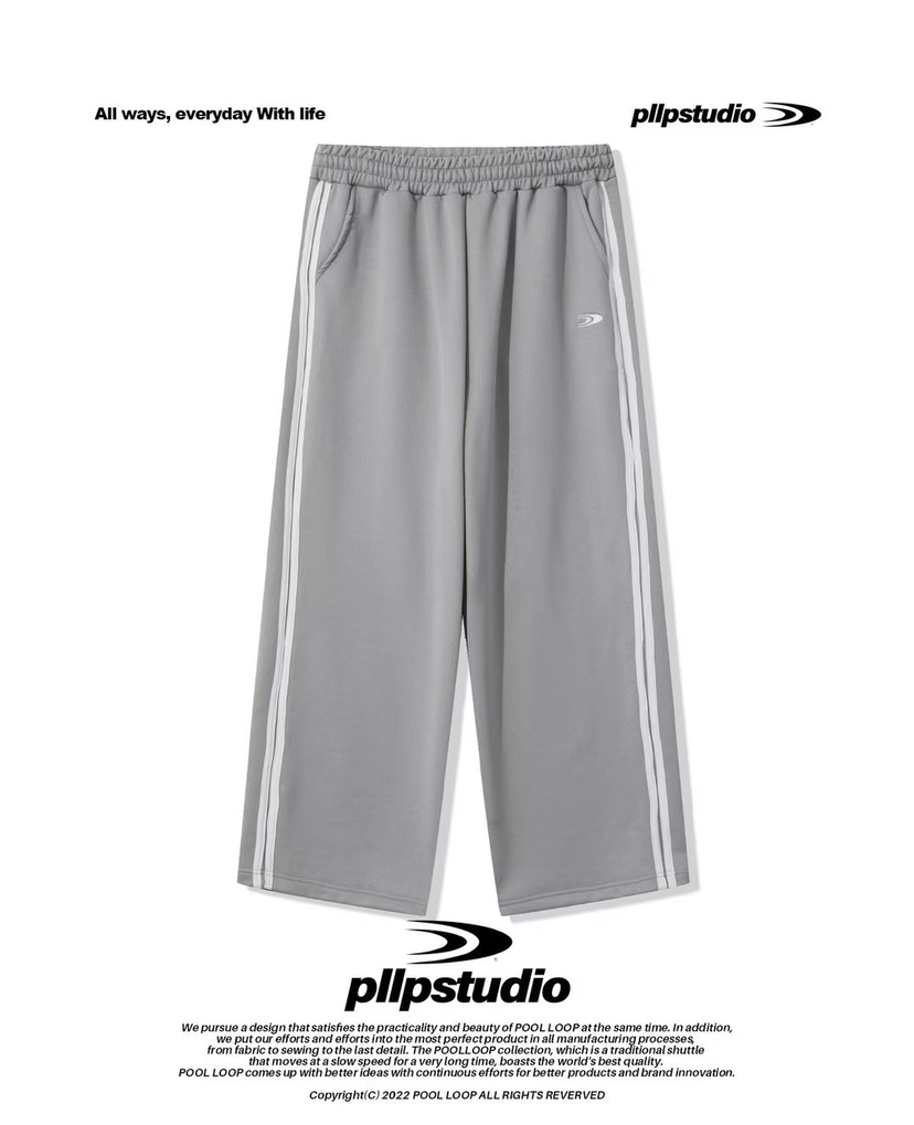 POOL LOOP韓國直郵女士新品25春夏時尚推薦人氣休閑褲條紋POOL LOOP休閑褲