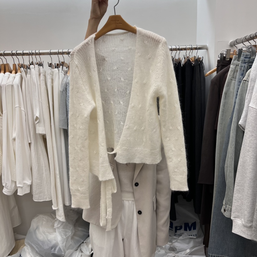 DRESS ROOM東大門直郵女裝新品時尚職業25春夏針織衫羊毛開衫DRESS ROOM針織衫圖色2