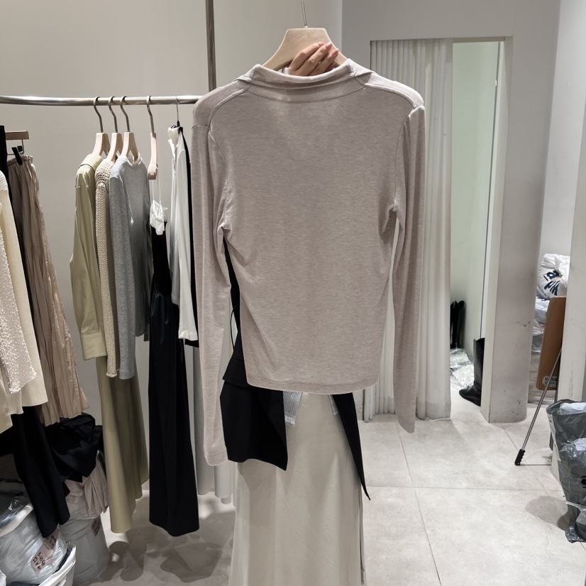 GLOW AND NYMPH韓國代購女士新品推薦熱賣25春夏人氣長袖T恤GLOW AND NYMPH長袖T恤
