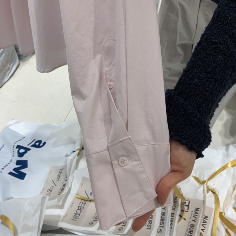 NAVYBURST韓國直郵女裝新款時尚真品人氣25春夏休閑襯衫蕾絲衫NAVY BURST襯衫/蕾絲衫
