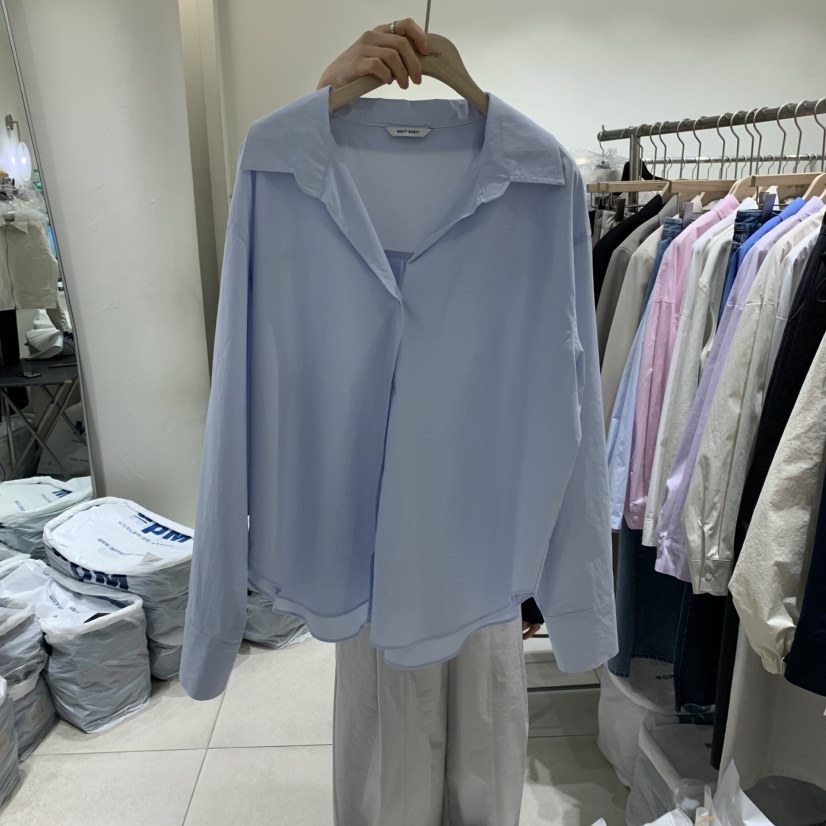 NAVYBURST韓國直郵女裝新款時尚真品人氣25春夏休閑襯衫蕾絲衫NAVY BURST襯衫/蕾絲衫圖色3
