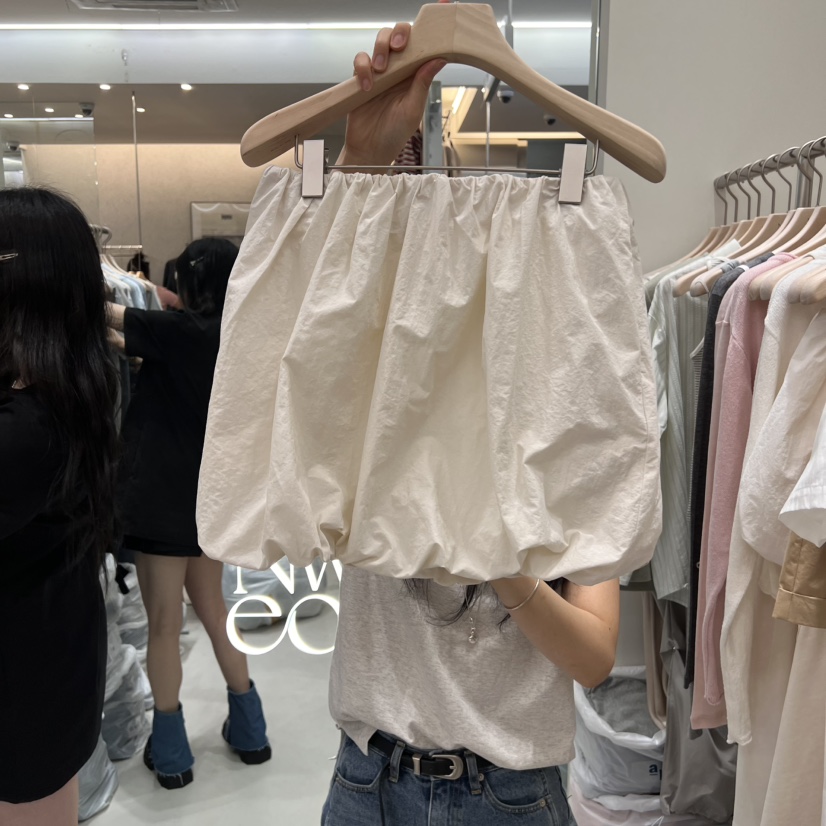 NWEOL東大門代購女士新款休閑人氣25春夏推薦真品短裙南瓜裙NWEOL短裙