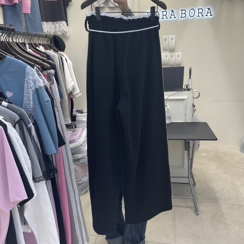BORA BORA東大門實拍女士新品職業真品推薦休閑休閑褲含腰繩BORA BORA休閑褲