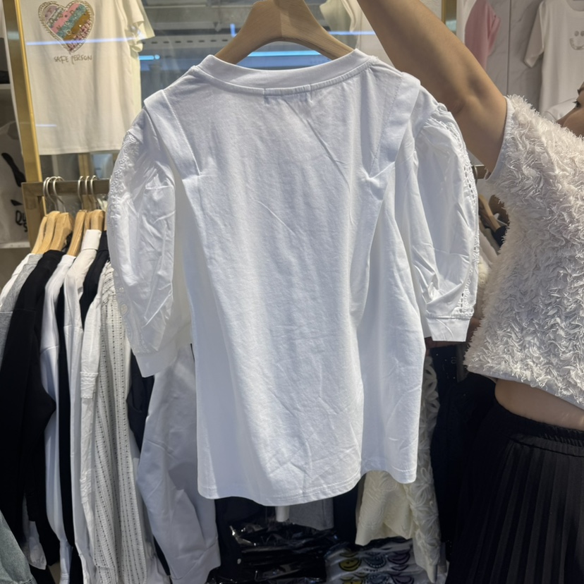 COCO HOLIC東大門代購女士新品真品休閑熱賣推薦職業T恤蕾絲COCO HOLICT恤