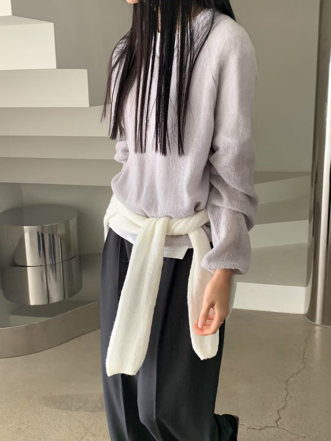 NEARAND直郵韓國代購㊣女裝新款休閑25春夏推薦職業長袖T恤NEARAND長袖T恤圖色4
