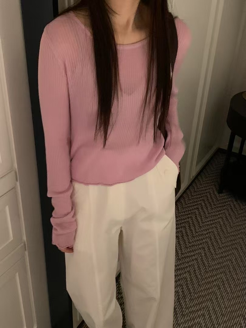 NEARAND直郵韓國代購㊣女裝新品熱賣推薦人氣職業休閑長袖T恤NEARAND長袖T恤