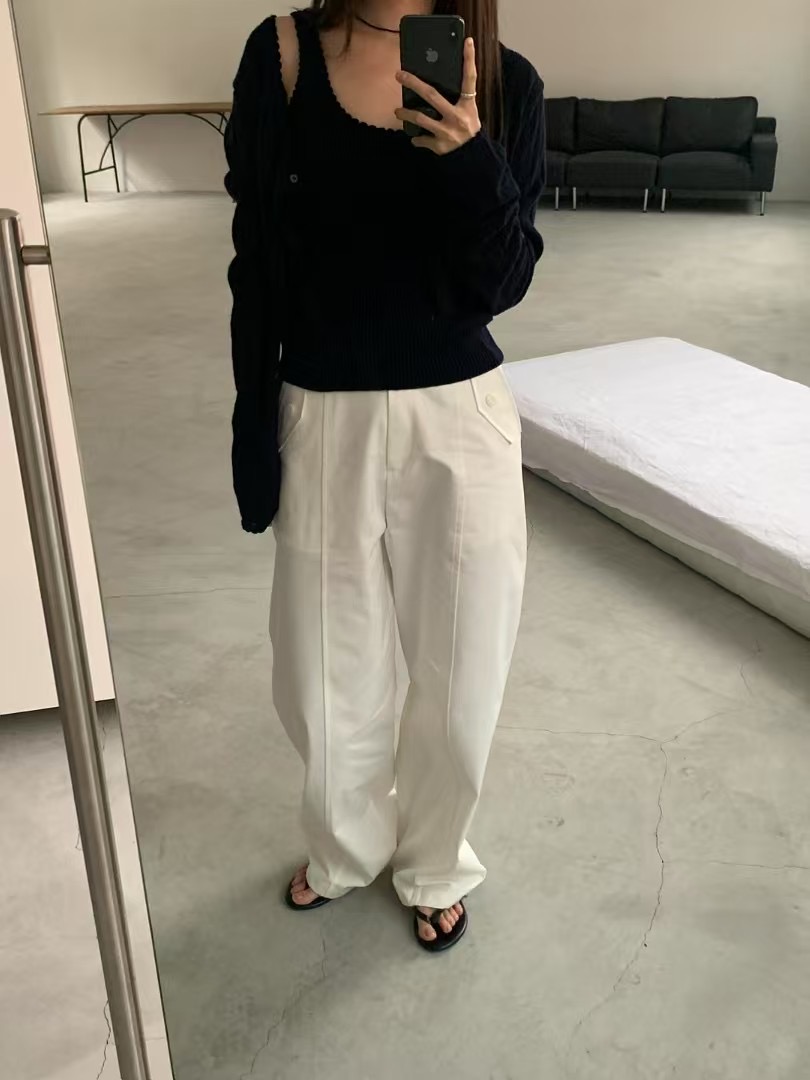 NEARAND韓國直郵㊣女裝新品推薦休閑人氣25春夏熱賣時尚休閑褲NEARAND休閑褲