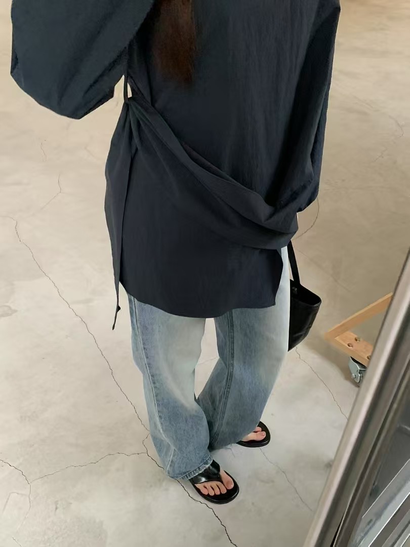 NEARAND韓國直郵㊣女裝新品熱賣時尚休閑職業人氣襯衫蕾絲衫NEARAND襯衫/蕾絲衫