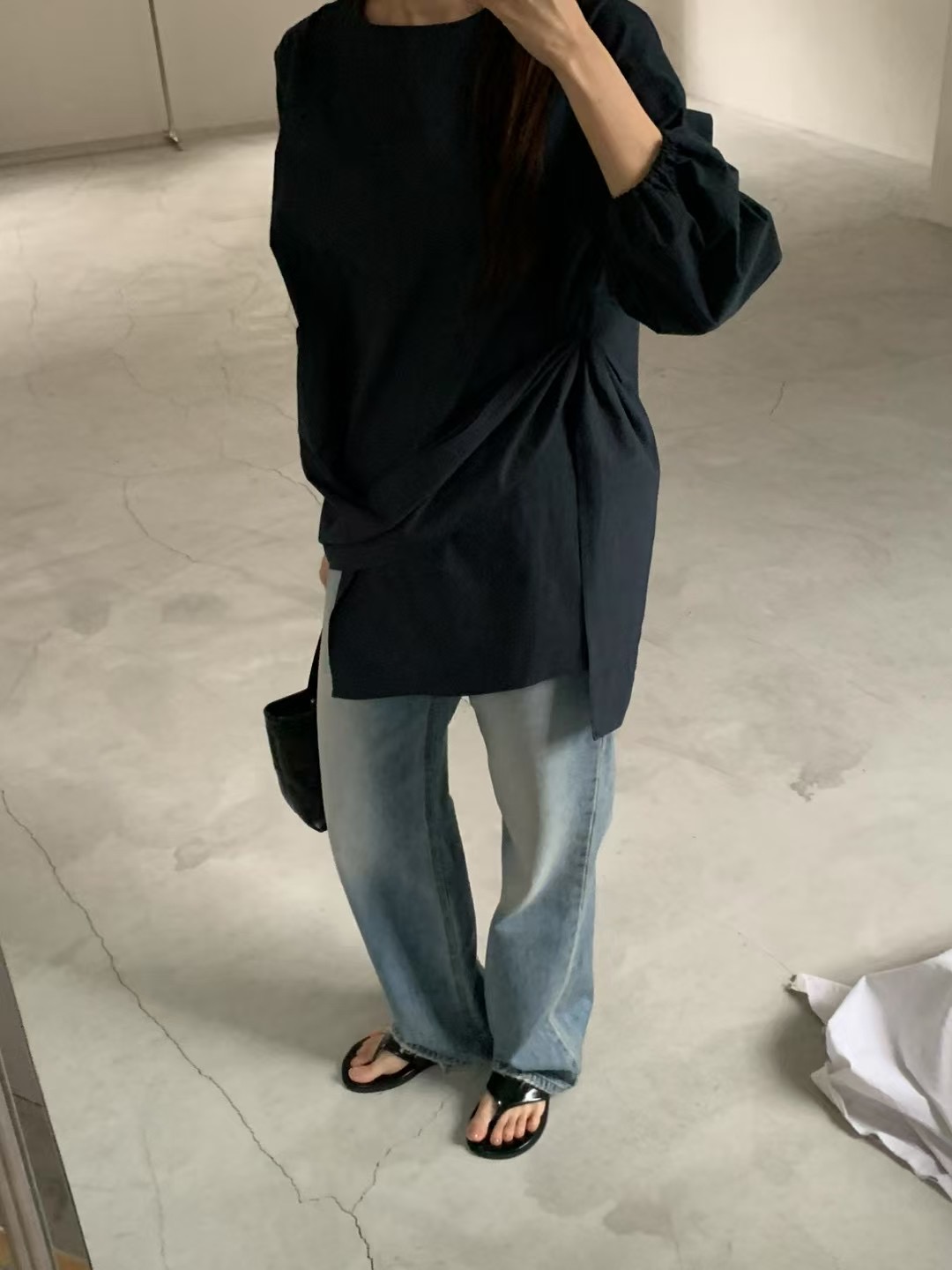 NEARAND韓國直郵㊣女裝新品熱賣時尚休閑職業人氣襯衫蕾絲衫NEARAND襯衫/蕾絲衫