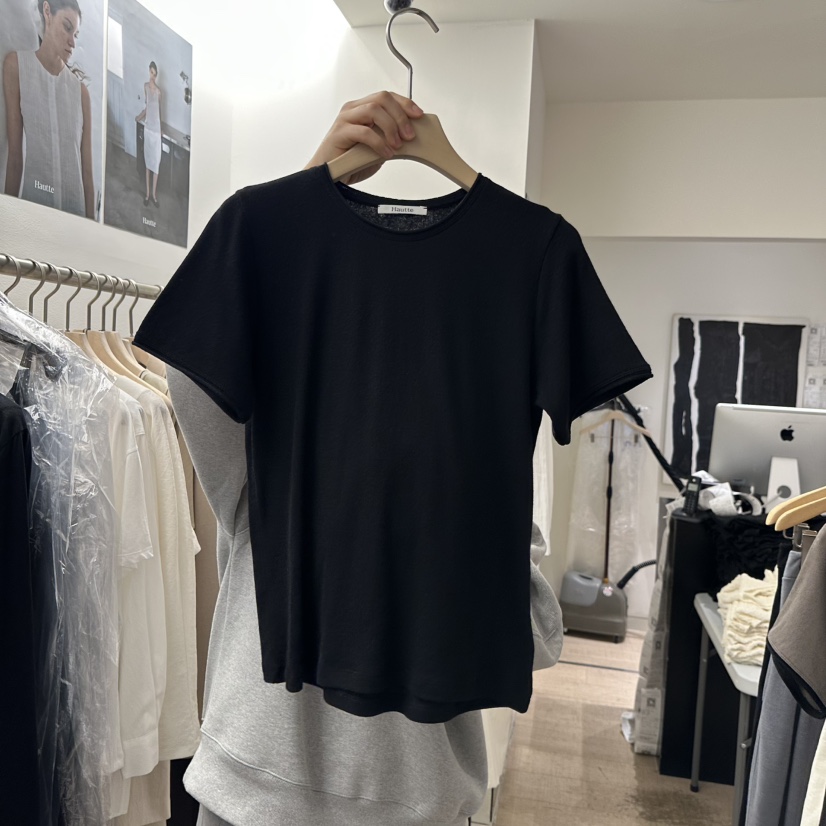 HAUTTE-P韓國㊣直郵東大門代購女裝新品25春夏休閑人氣T恤HAUTTET恤圖色2