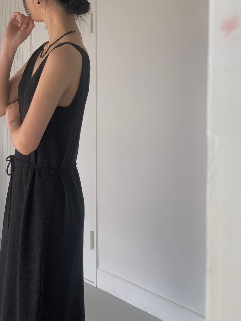 LONG PEAK直郵韓國代購㊣女裝新款時尚25春夏連衣裙含腰繩LONG PEAK連衣裙