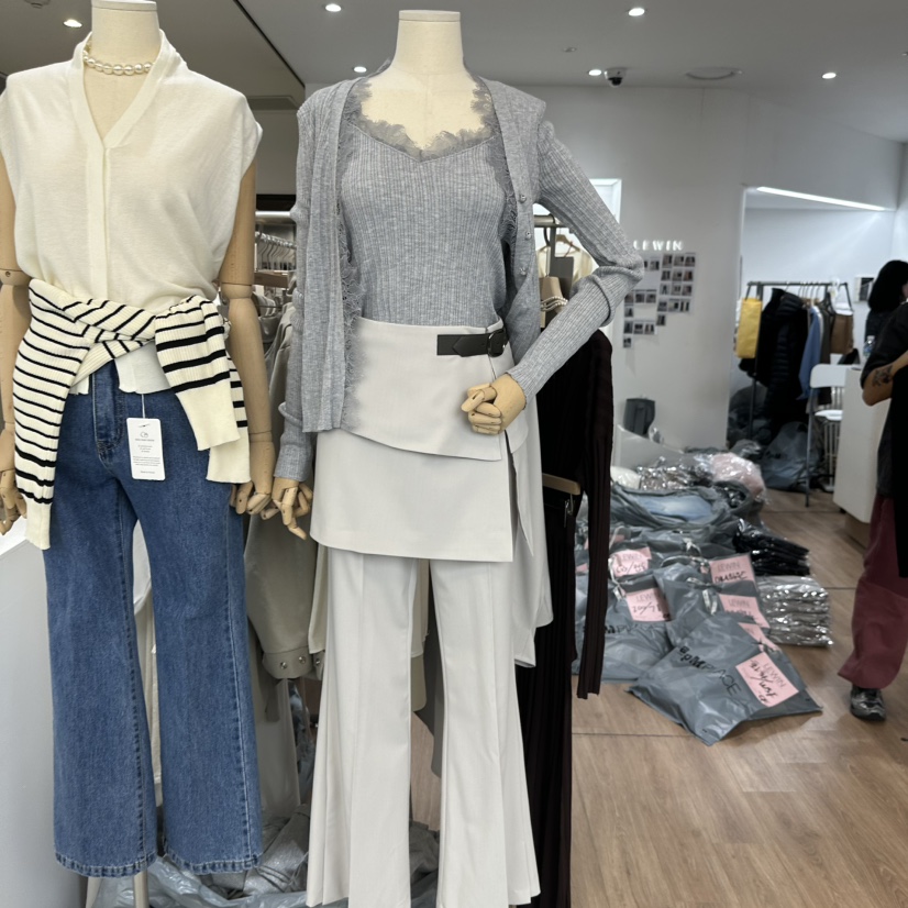 LEWIN韓國直郵㊣女裝新品休閑25春夏職業熱賣人氣時尚推薦裙褲LEWIN裙褲