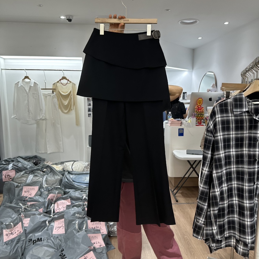 LEWIN韓國直郵㊣女裝新品休閑25春夏職業熱賣人氣時尚推薦裙褲LEWIN裙褲圖色2