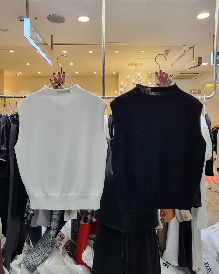 WORK SHOP韓國㊣直郵東大門代購女裝新款職業25春夏熱賣馬甲Work_shop馬甲