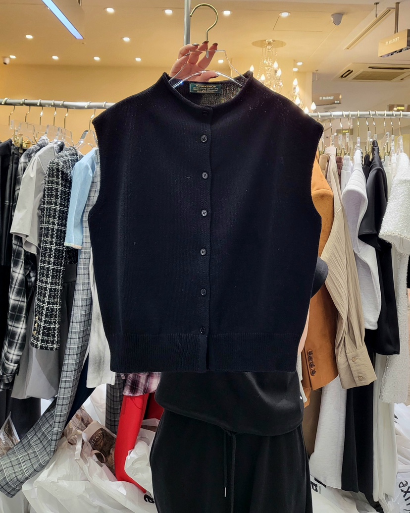 WORK SHOP韓國㊣直郵東大門代購女裝新款職業25春夏熱賣馬甲Work_shop馬甲圖色2