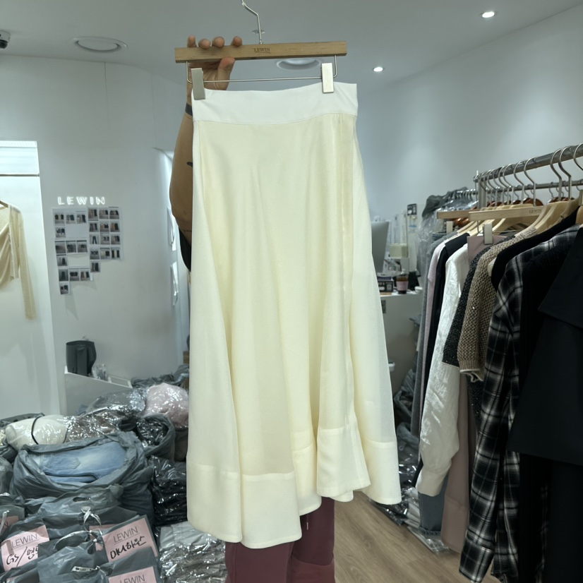 LEWIN直郵韓國代購㊣女裝新品休閑人氣25春夏推薦職業熱賣長裙LEWIN長裙