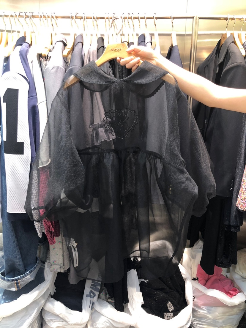 MENDL S韓國直郵㊣女裝新品職業25春夏熱賣時尚襯衫蕾絲衫MENDL S襯衫/蕾絲衫