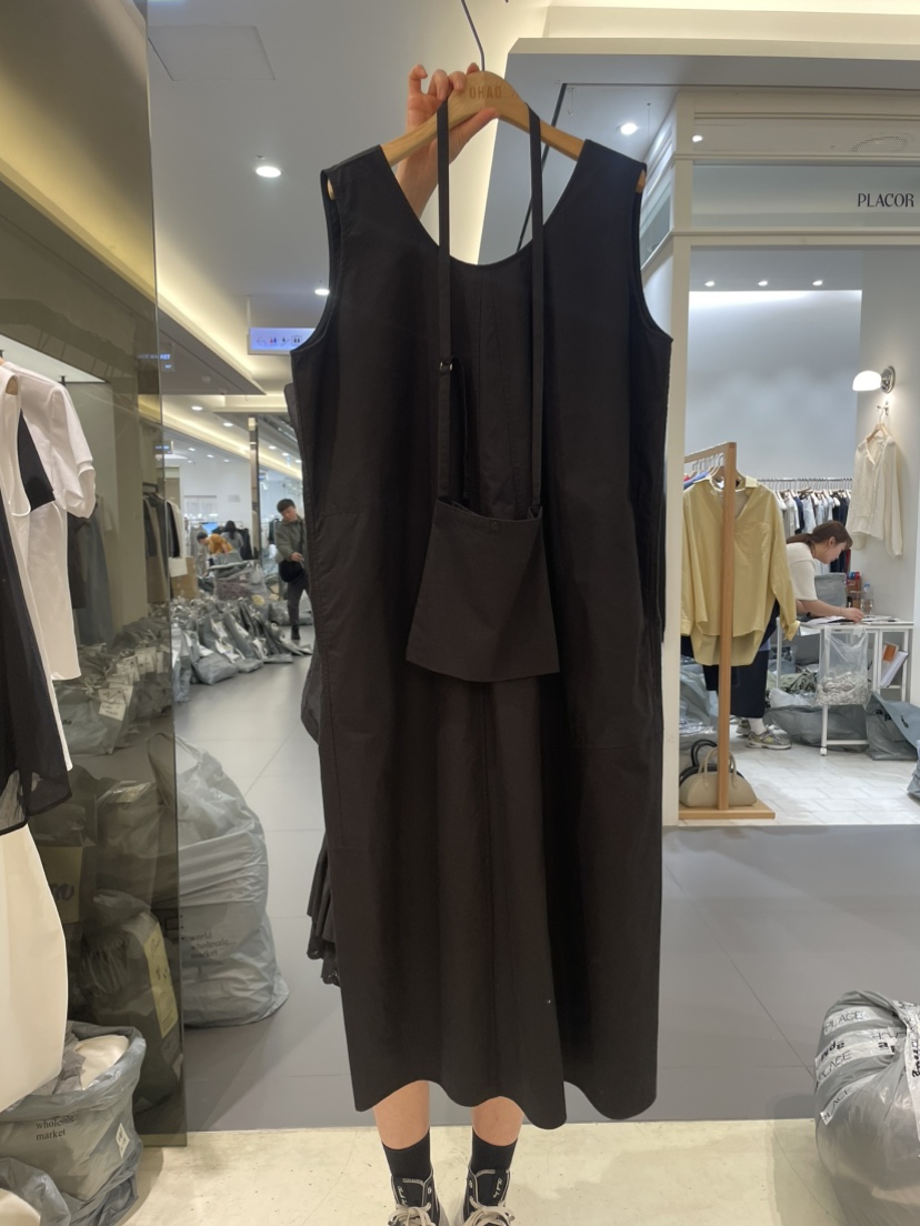 OHAO韓國直郵㊣女裝新品時尚熱賣25春夏職業休閑推薦連衣裙OHAO/HA MONG連衣裙圖色2