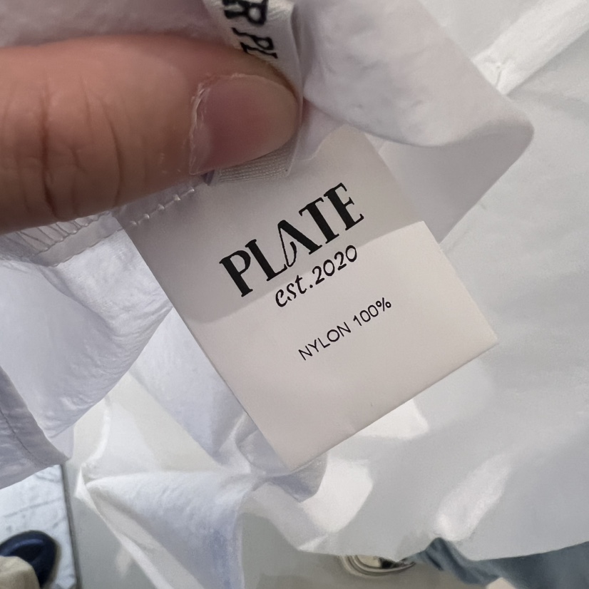 PLATE韓國直郵㊣東大門實拍女裝新品熱賣休閑25春夏襯衫蕾絲衫PLATE襯衫/蕾絲衫