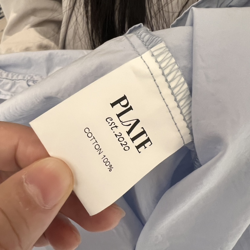 PLATE直郵韓國代購㊣女裝新款推薦職業休閑時尚襯衫蕾絲衫羊毛PLATE襯衫/蕾絲衫