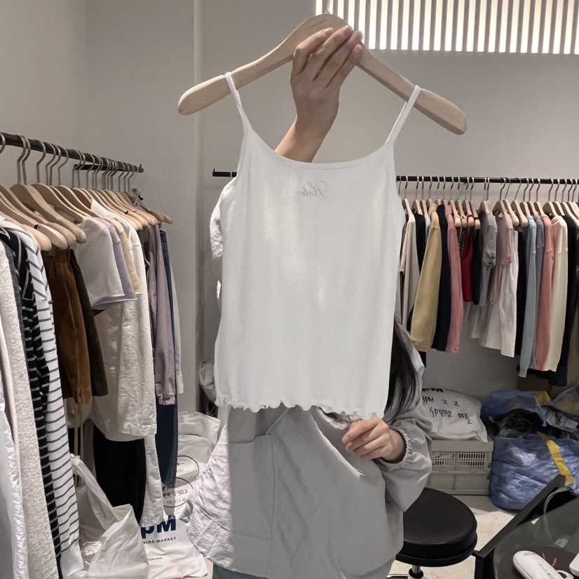 PLATE韓國㊣直郵東大門代購女裝新品職業時尚25春夏吊帶背心PLATE吊帶/背心