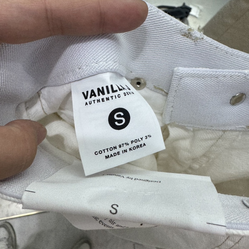 VANILLA J直郵韓國代購㊣女裝新品25春夏推薦熱賣時尚牛仔褲VANILLA J牛仔褲