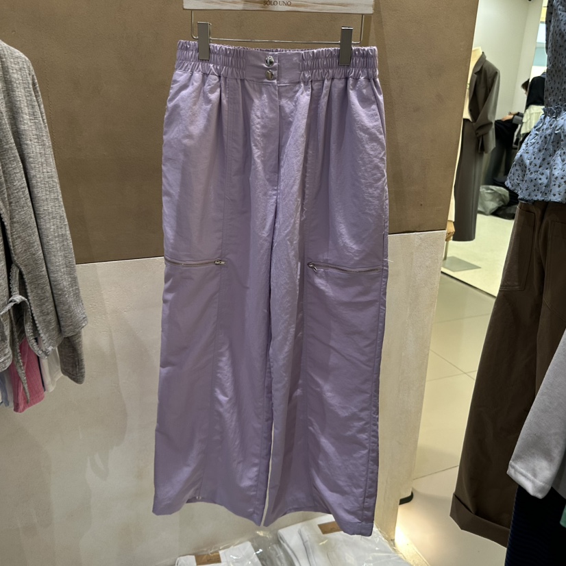 SOLOUNO直郵韓國代購㊣女裝新品職業熱賣休閑人氣推薦休閑褲SOLOUNO休閑褲