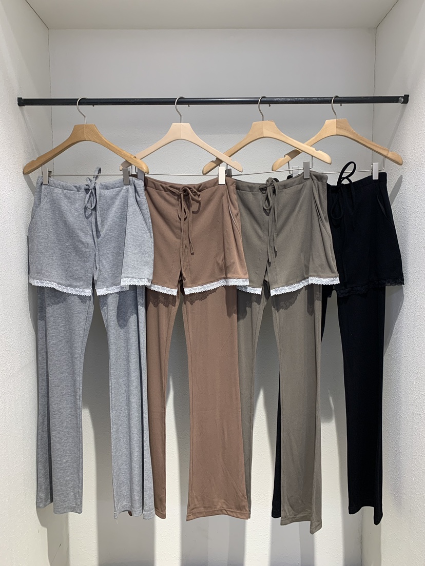 BIENBIEN韓國㊣直郵東大門代購女裝新品人氣熱賣25春夏裙褲蕾絲ir bien-P裙褲