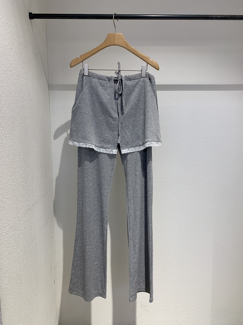 BIENBIEN韓國㊣直郵東大門代購女裝新品人氣熱賣25春夏裙褲蕾絲ir bien-P裙褲圖色1