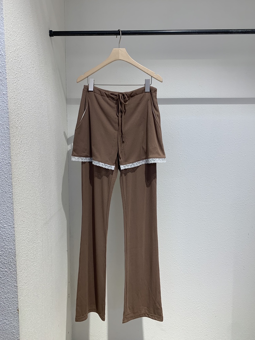BIENBIEN韓國㊣直郵東大門代購女裝新品人氣熱賣25春夏裙褲蕾絲ir bien-P裙褲圖色2