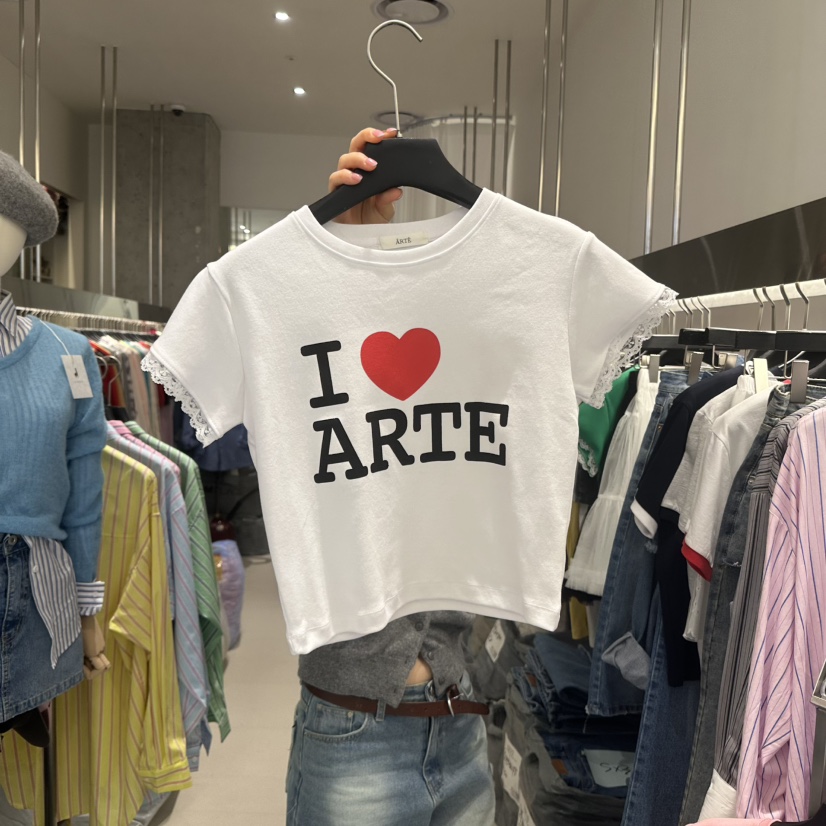 ARTE STUDIO直郵韓國代購㊣女裝新品時尚推薦休閑人氣職業T恤ARTE STUDIOT恤圖色1