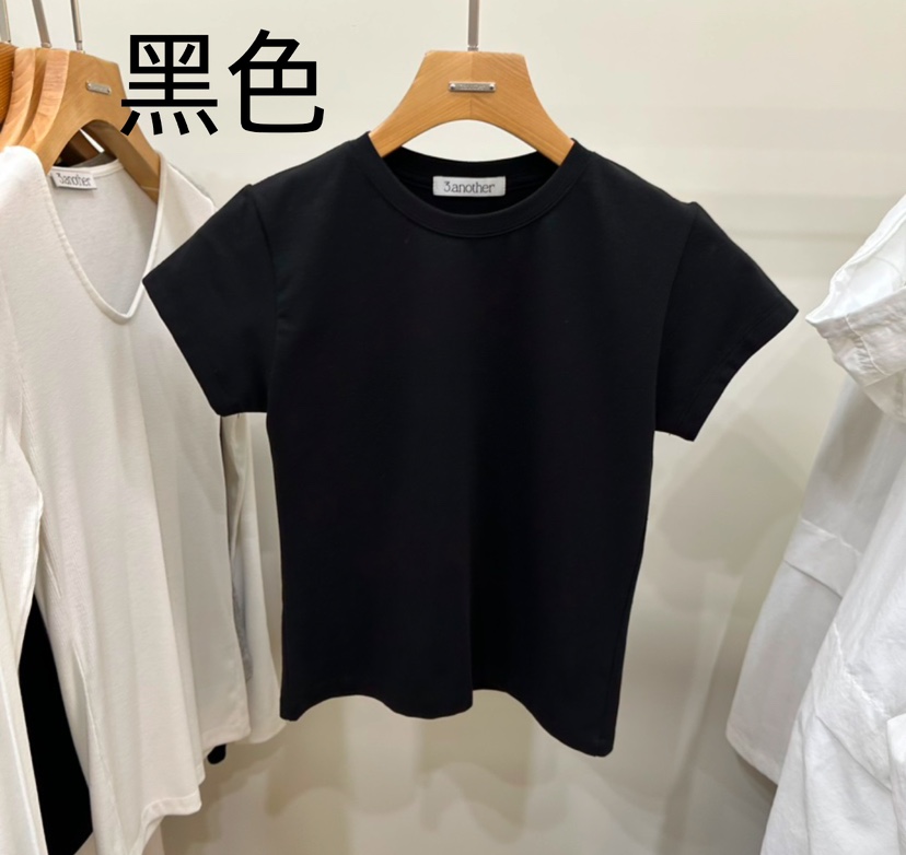 3 ANOTHER韓國㊣直郵東大門代購女裝新款職業推薦休閑人氣T恤3 ANOTHERT恤圖色3