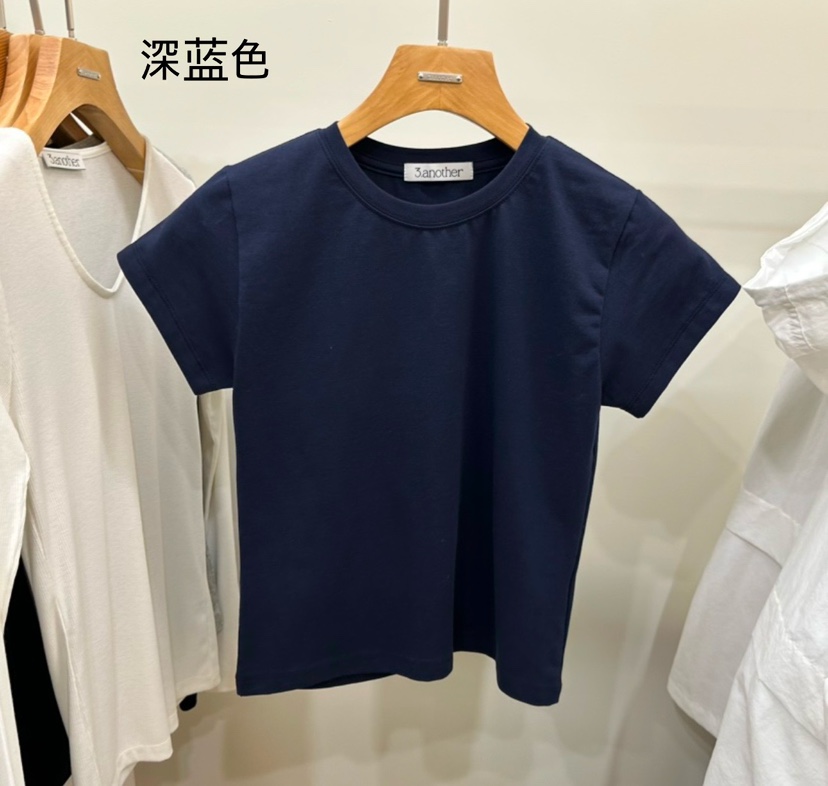 3 ANOTHER韓國㊣直郵東大門代購女裝新款職業推薦休閑人氣T恤3 ANOTHERT恤圖色4