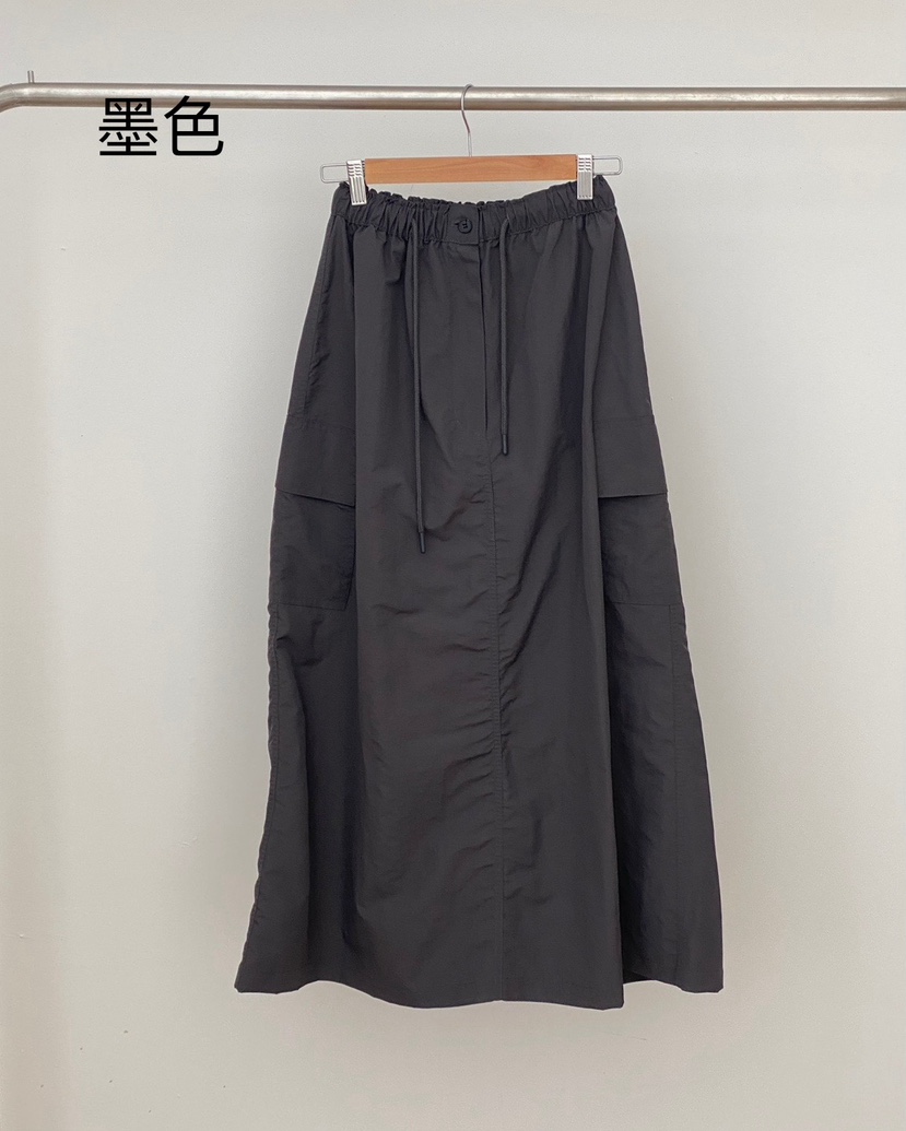 TAE JOON/WALNUT韓國直郵女裝新款人氣25春夏熱賣長裙工裝TAE JOON.WALNUT長裙圖色3