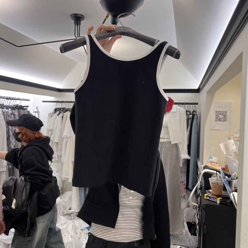 VIRKIN東大門代購女士新品時尚25春夏休閑職業熱賣吊帶背心VIRKIN吊帶/背心
