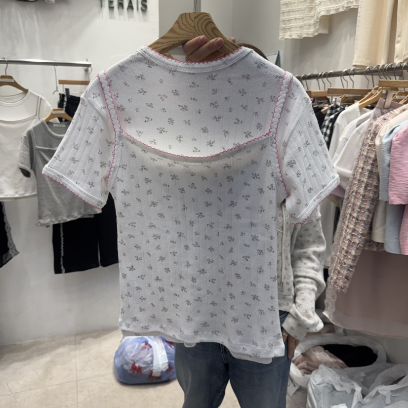 TERAIS韓國代購女士新款推薦人氣時尚25春夏熱賣套裝刺繡套裝TERAIS套裝