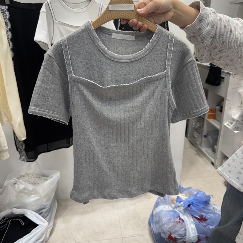 TERAIS韓國代購女士新款推薦人氣時尚25春夏熱賣套裝刺繡套裝TERAIS套裝圖色2