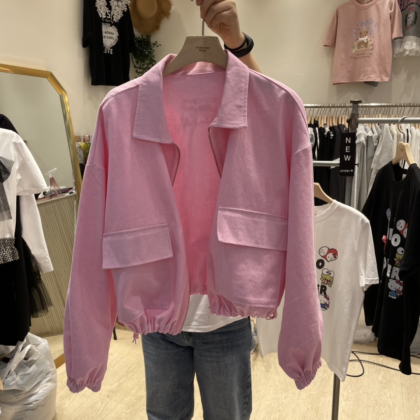 UNDERSTAR_VINTAGE東大門代購女裝新品休閑25春夏職業推薦夾克UNDERSTAR_VINTAGE夾克圖色1