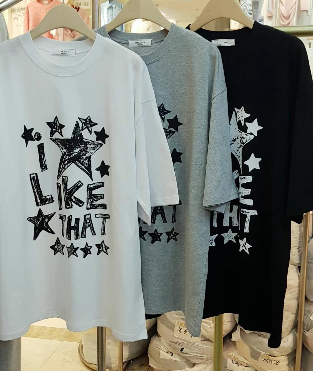 KIKI ROOM東大門實拍女士新品熱賣25春夏真品時尚休閑推薦T恤KIKI ROOMT恤