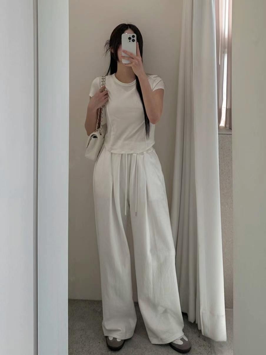 KIKI ROOM東大門代購女士新款25春夏熱賣休閑職業真品休閑褲KIKI ROOM休閑褲